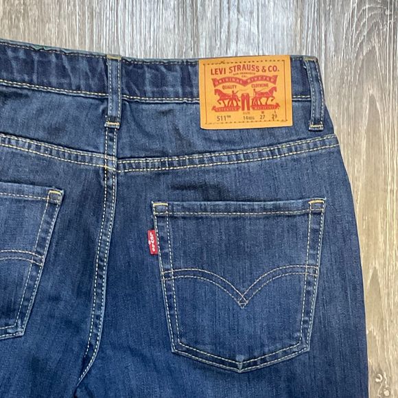 Levi's 511 Slim Eco Performance Jeans, Boy's Size‎ 14 Reg 27x29 NEW NWOT - Picture 6 of 7